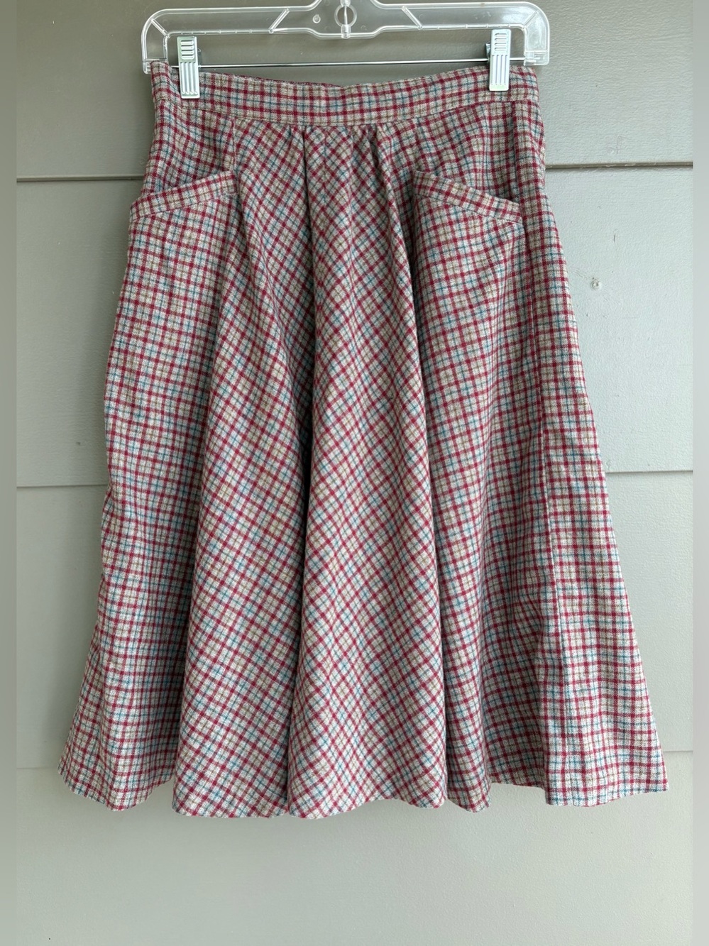 Vintage 1970’s College Town Plaid Mini Skirt